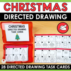 Christmas Directed Drawing Task Cards
