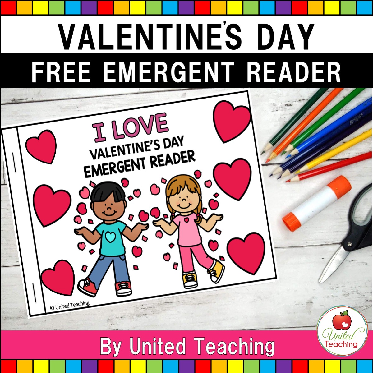 Valentine's Day Who Do You Love? Free Emergent Reader