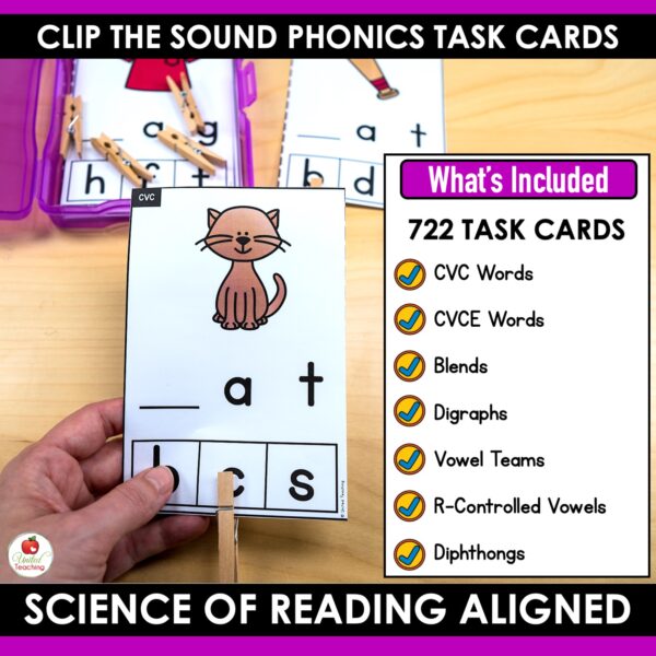 Clip the Sound Phonics Clip Cards Bundle - Image 2