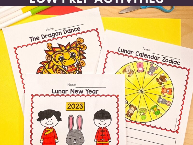 Lunar New Year Low Prep Activities for 2023