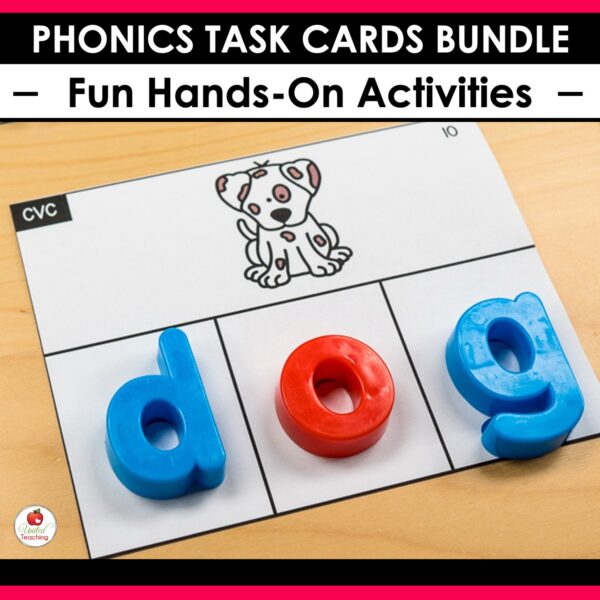 Phonics Task Cards Mega Bundle - Image 8