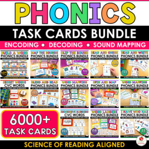 Phonics Task Cards Bundle