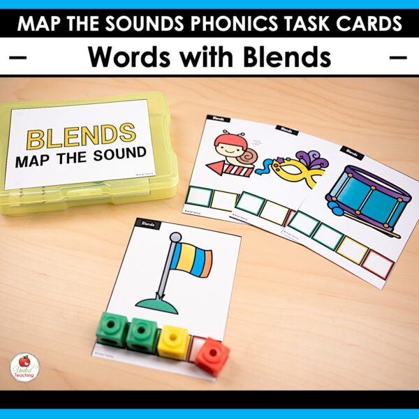 Map the Sounds Phonics Task Cards Bundle - Image 7
