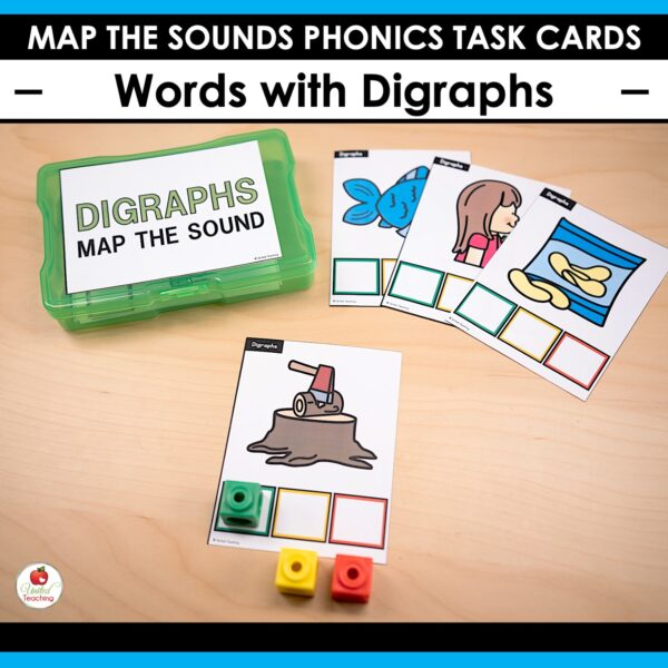 Map the Sounds Phonics Task Cards Bundle - Image 8