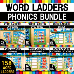 Word Ladders Phonics Bundle Cover