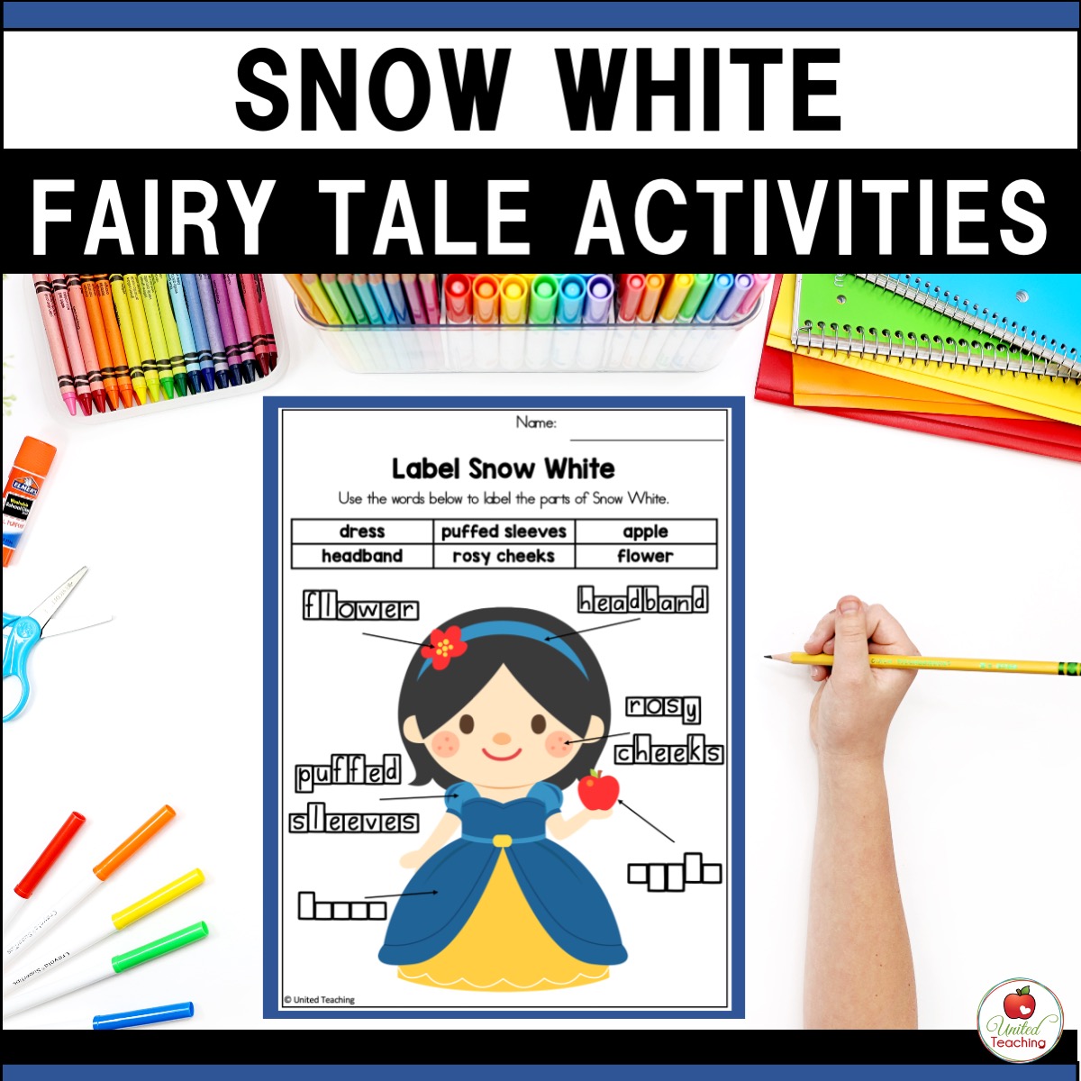 Snow Fort Word Search Puzzle Activity Page with Coloring