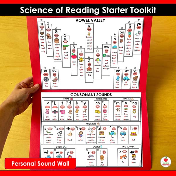 Science of Reading aligned portable personal sound walls