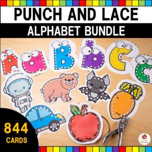 Alphabet Punch and Lace Cards Bundle Cover