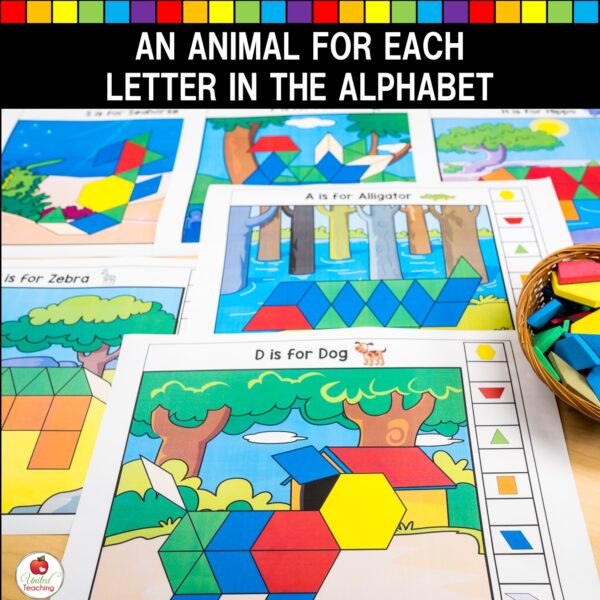 Animals A-Z Pattern Block Mats