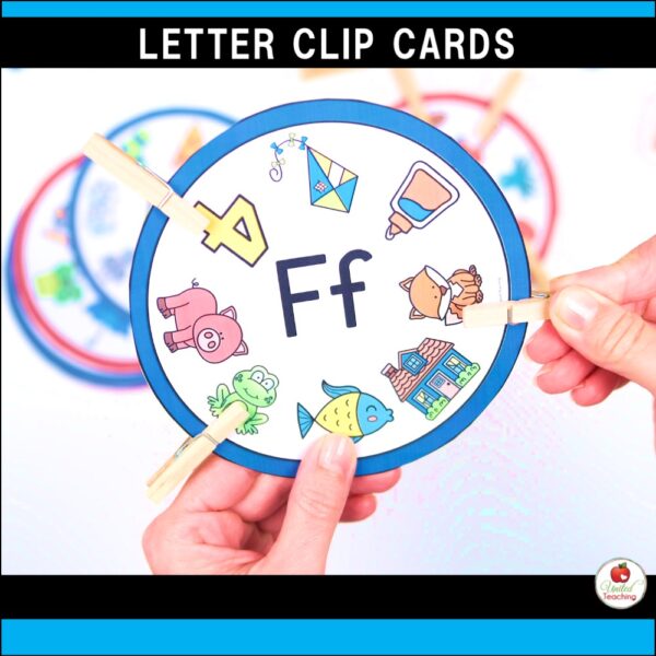 Alphabet Letter F Clip Card