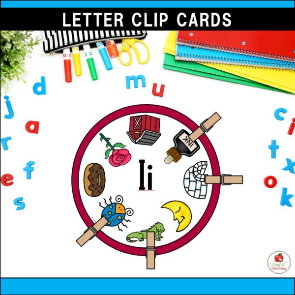 Alphabet Letter I Clip Card