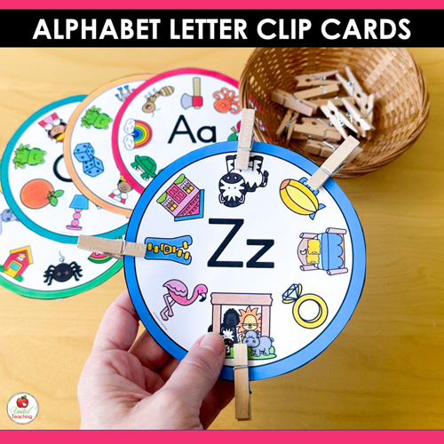 Alphabet Clip Cards for Letters A-Z - Image 5