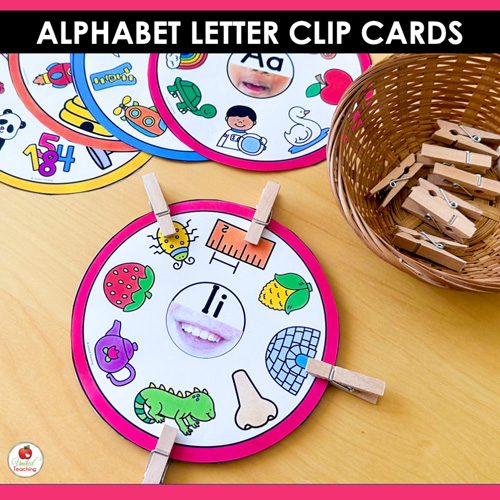Alphabet Clip Cards for Letters A-Z - Image 7