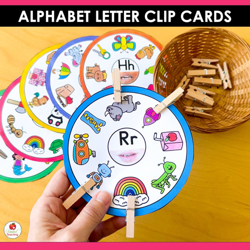 Alphabet Clip Cards for Letters A-Z - Image 8
