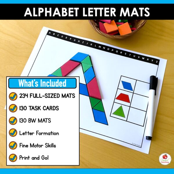 Alphabet Letter Mats Bundle - Image 2
