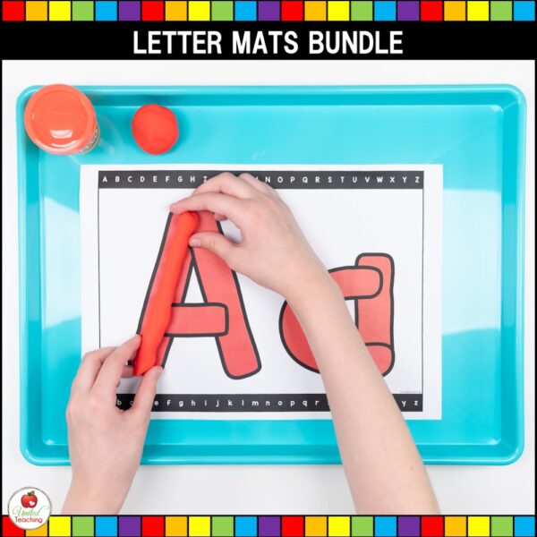 Alphabet Letter Play Dough Mats