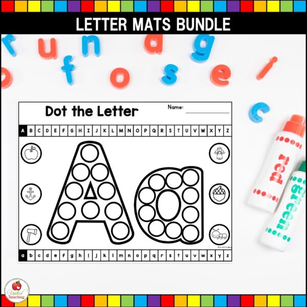Alphabet Dot the Letter Mat