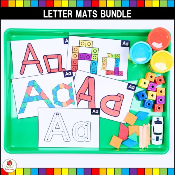 Alphabet Letter Building Task Cards