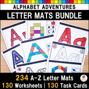 Alphabet Letter Mats Bundle Cover