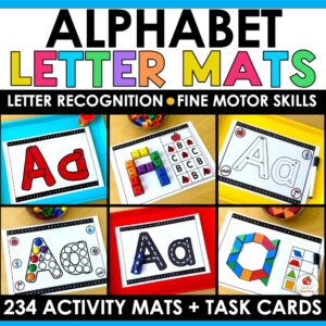Alphabet Letter Mats Bundle