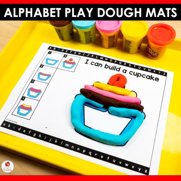 Alphabet Play Dough Mats and Task Cards Bundle - Image 5