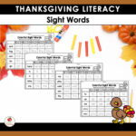 Thanksgiving Math and Literacy Activities Kindergarten Bundle - United ...