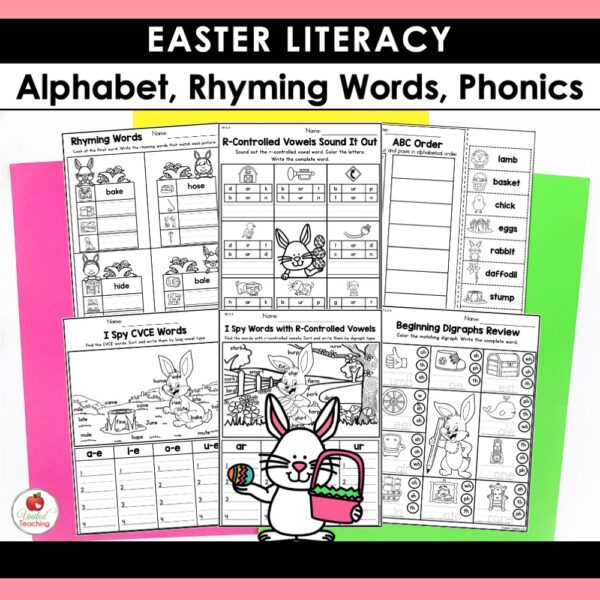 Easter Math and Literacy Activities for 1st Grade Bundle - Image 5