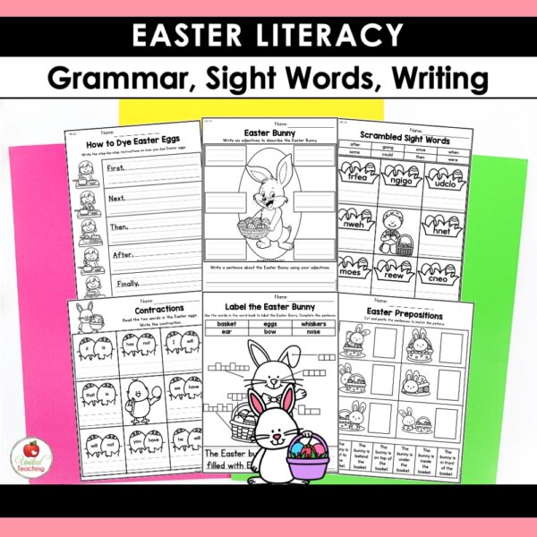 Easter Math and Literacy Activities for 1st Grade Bundle - Image 7