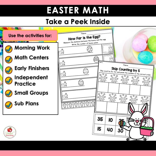Easter Math and Literacy Activities for 1st Grade Bundle - Image 10
