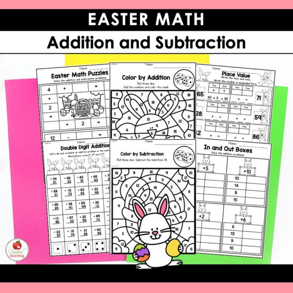 Easter Math and Literacy Activities for 1st Grade Bundle - Image 12