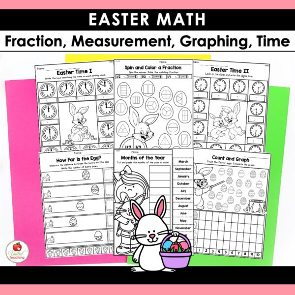 Easter Math and Literacy Activities for 1st Grade Bundle - Image 13