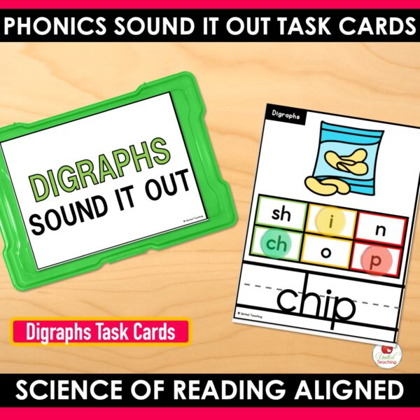 Sound It Out Phonics Task Cards Bundle - Image 11