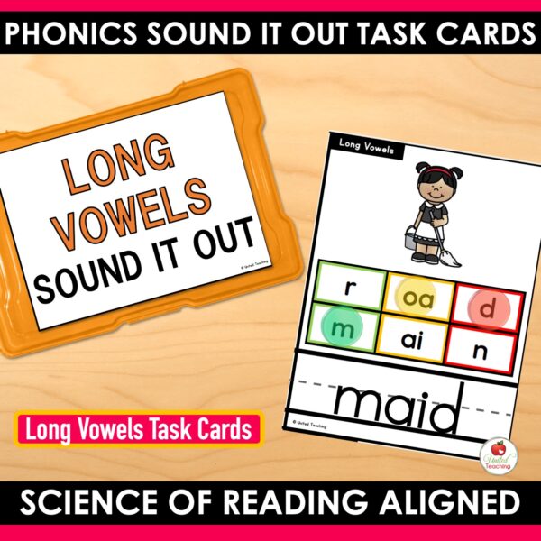 Sound It Out Phonics Task Cards Bundle - Image 13