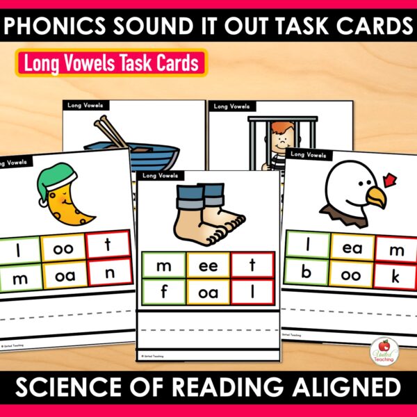 Sound It Out Phonics Task Cards Bundle - Image 14