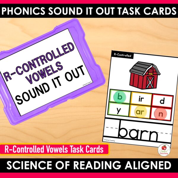 Sound It Out Phonics Task Cards Bundle - Image 15