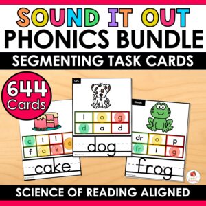 Sound It Out Phonics Task Cards Bundle