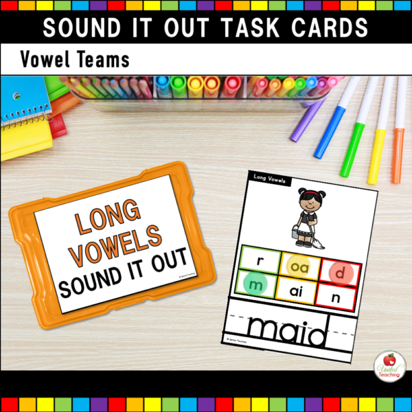 Sound It Out Task Cards Bundle Vowel Teams