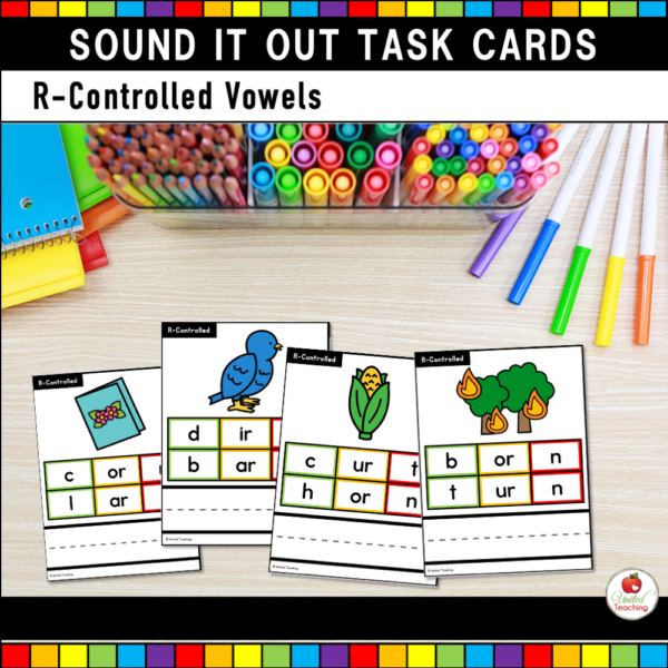 Sound It Out Task Cards Bundle R-Controlled Vowels 2