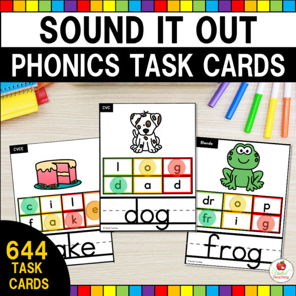 Sound It Out Task Cards Bundle Cover
