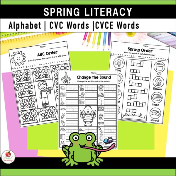 Spring Math and Literacy Activities 1st Grade Bundle - Image 16