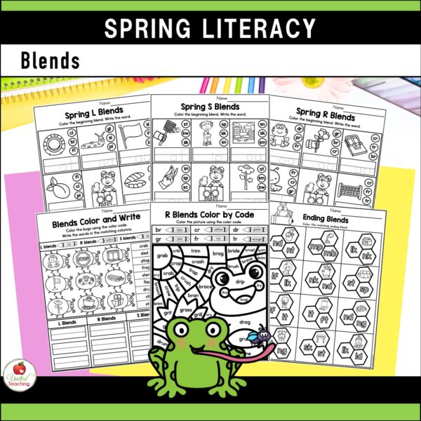 Spring Math and Literacy Activities 1st Grade Bundle - Image 18