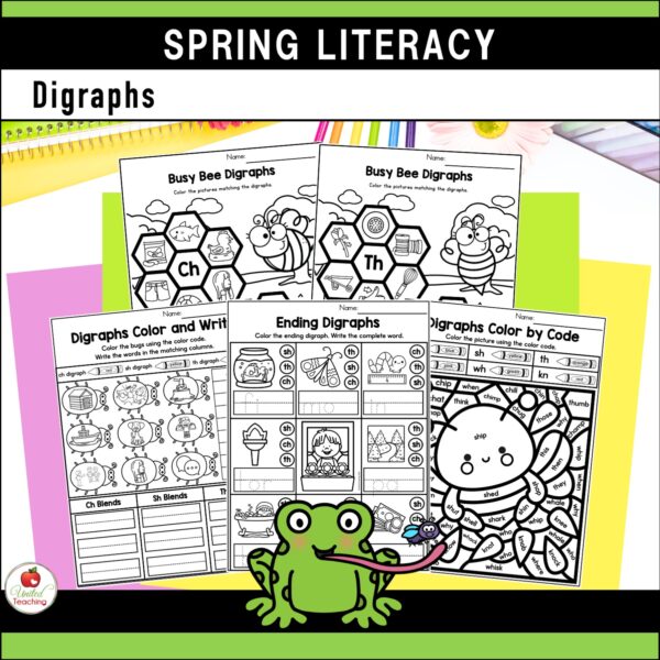 Spring Math and Literacy Activities 1st Grade Bundle - Image 19