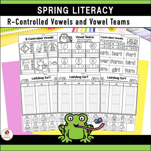 Spring Math and Literacy Activities 1st Grade Bundle - Image 20