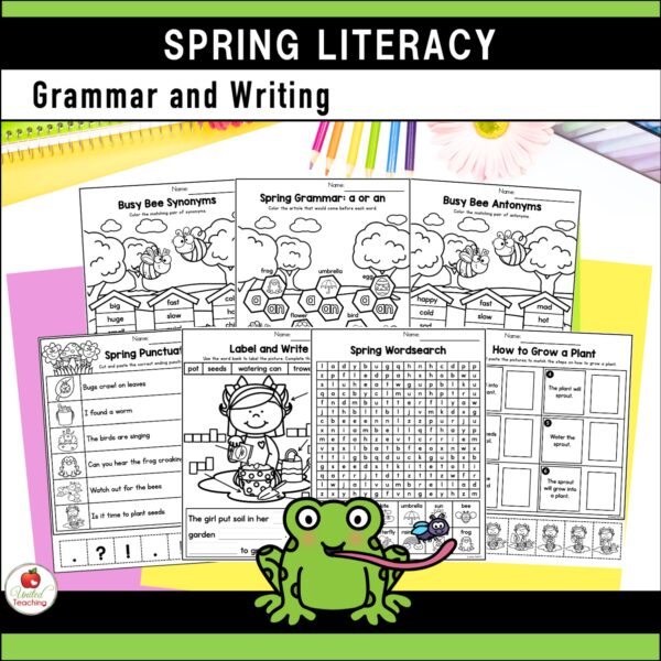 Spring Math and Literacy Activities 1st Grade Bundle - Image 22