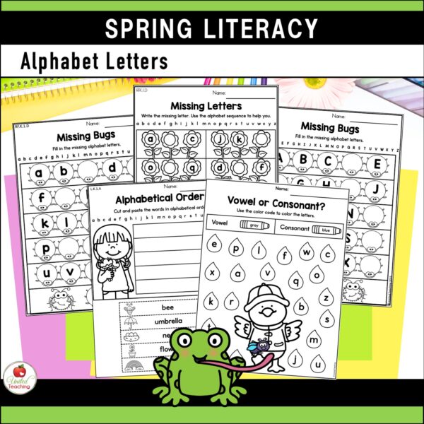 Spring Literacy Activities Kindergarten Packet - Image 4