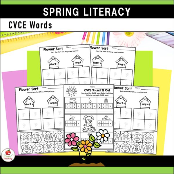Spring Literacy Activities Kindergarten Packet - Image 7