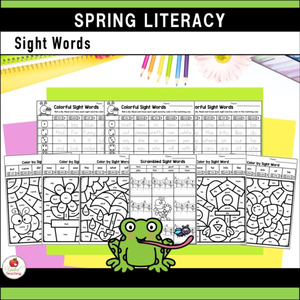 Spring Literacy Activities Kindergarten Packet - Image 11