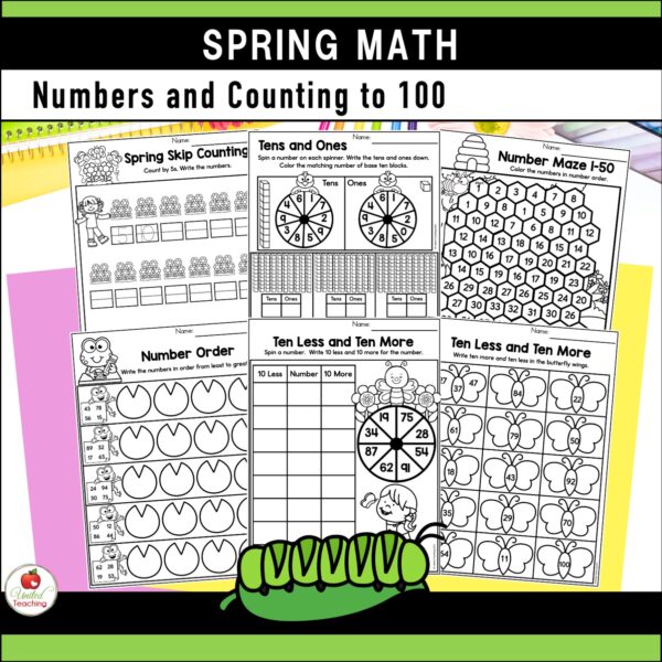 Spring Math Activities 1st Grade Packet - Image 5