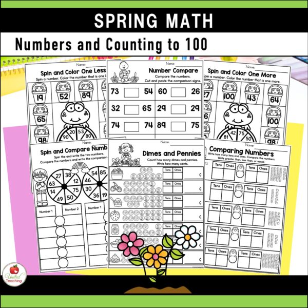 Spring Math Activities 1st Grade Packet - Image 6