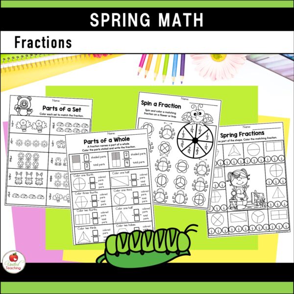 Spring Math Activities 1st Grade Packet - Image 9